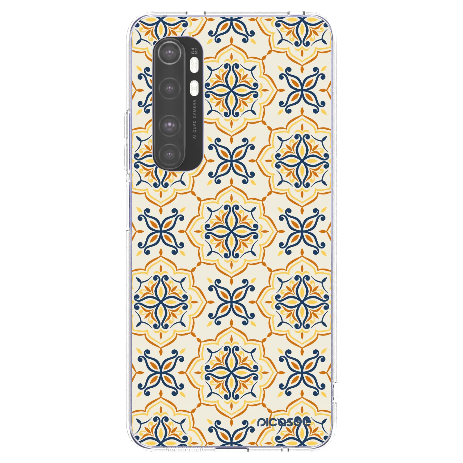 Picasee átlátszó szilikon tok az alábbi mobiltelefonokra Xiaomi Mi Note 10 Lite - Majolica