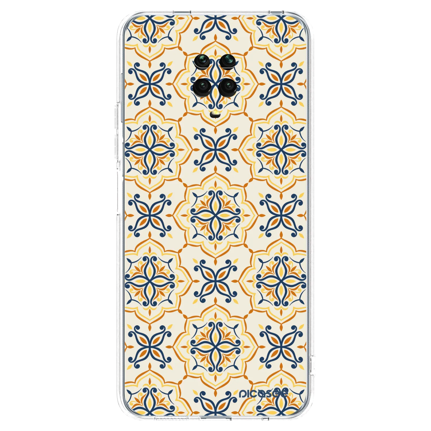 Picasee átlátszó szilikon tok az alábbi mobiltelefonokra Xiaomi Redmi Note 9S - Majolica