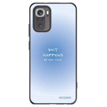 Picasee fekete szilikon tok az alábbi mobiltelefonokra Xiaomi Redmi Note 10 - Oops Memo