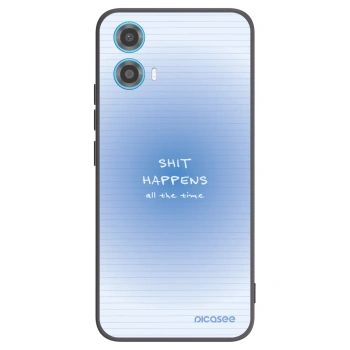 Picasee fekete szilikon tok az alábbi mobiltelefonokra Motorola Moto G34 5G - Oops Memo
