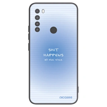 Picasee fekete szilikon tok az alábbi mobiltelefonokra Xiaomi Redmi Note 8 - Oops Memo