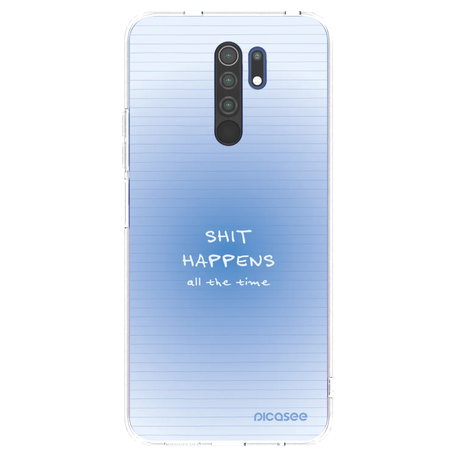 Picasee átlátszó szilikon tok az alábbi mobiltelefonokra Xiaomi Redmi 9 - Oops Memo
