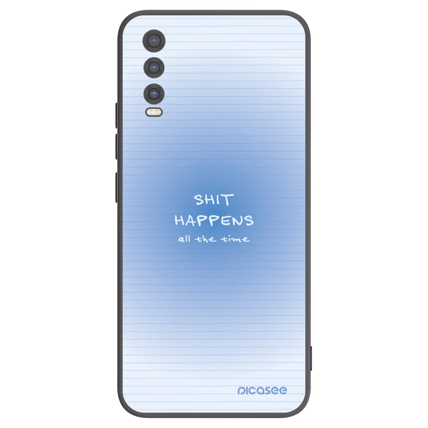 Picasee fekete szilikon tok az alábbi mobiltelefonokra Vivo Y20s - Oops Memo
