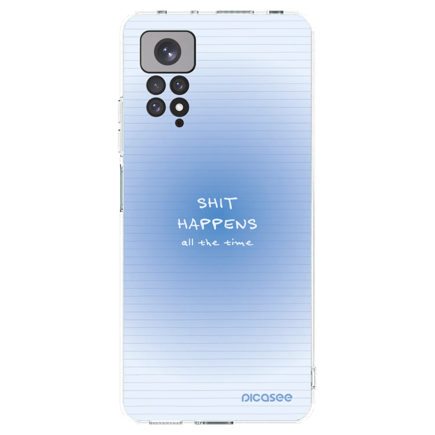Picasee átlátszó szilikon tok az alábbi mobiltelefonokra Xiaomi Redmi Note 11 - Oops Memo