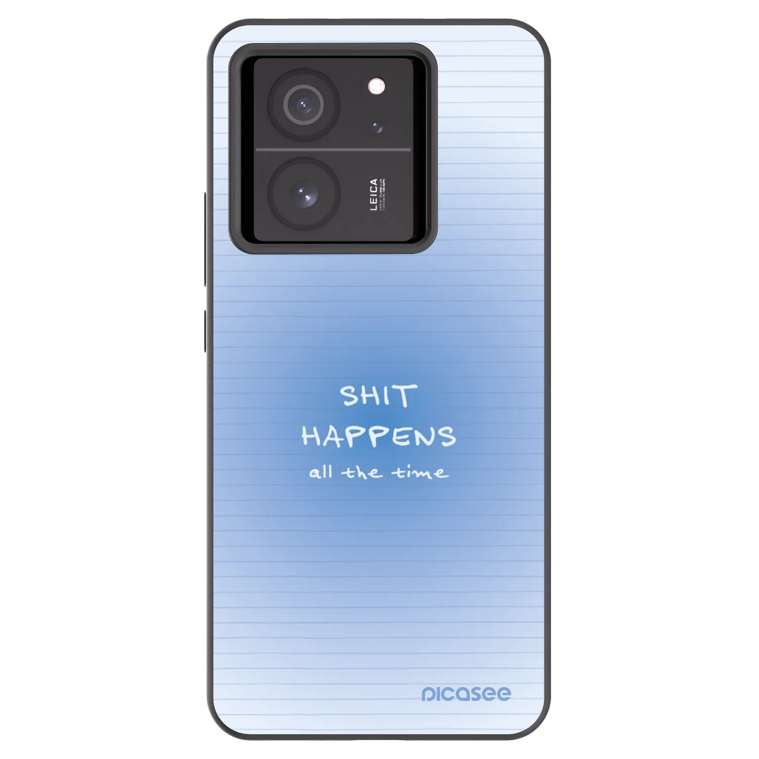 Picasee fekete szilikon tok az alábbi mobiltelefonokra Xiaomi 13T Pro - Oops Memo