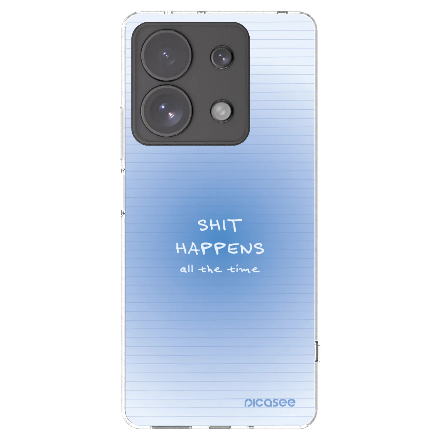 Picasee átlátszó szilikon tok az alábbi mobiltelefonokra Xiaomi Redmi Note 13 Pro 4G - Oops Memo