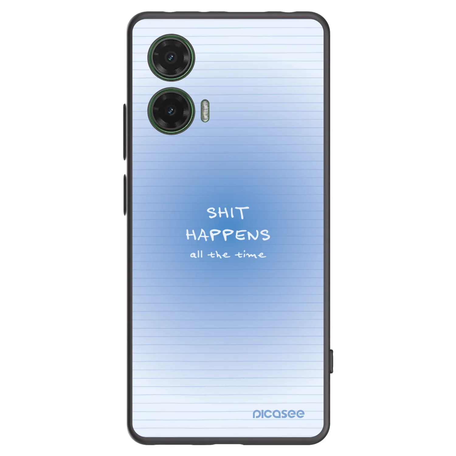 Picasee fekete szilikon tok az alábbi mobiltelefonokra Motorola Moto G35 5G - Oops Memo