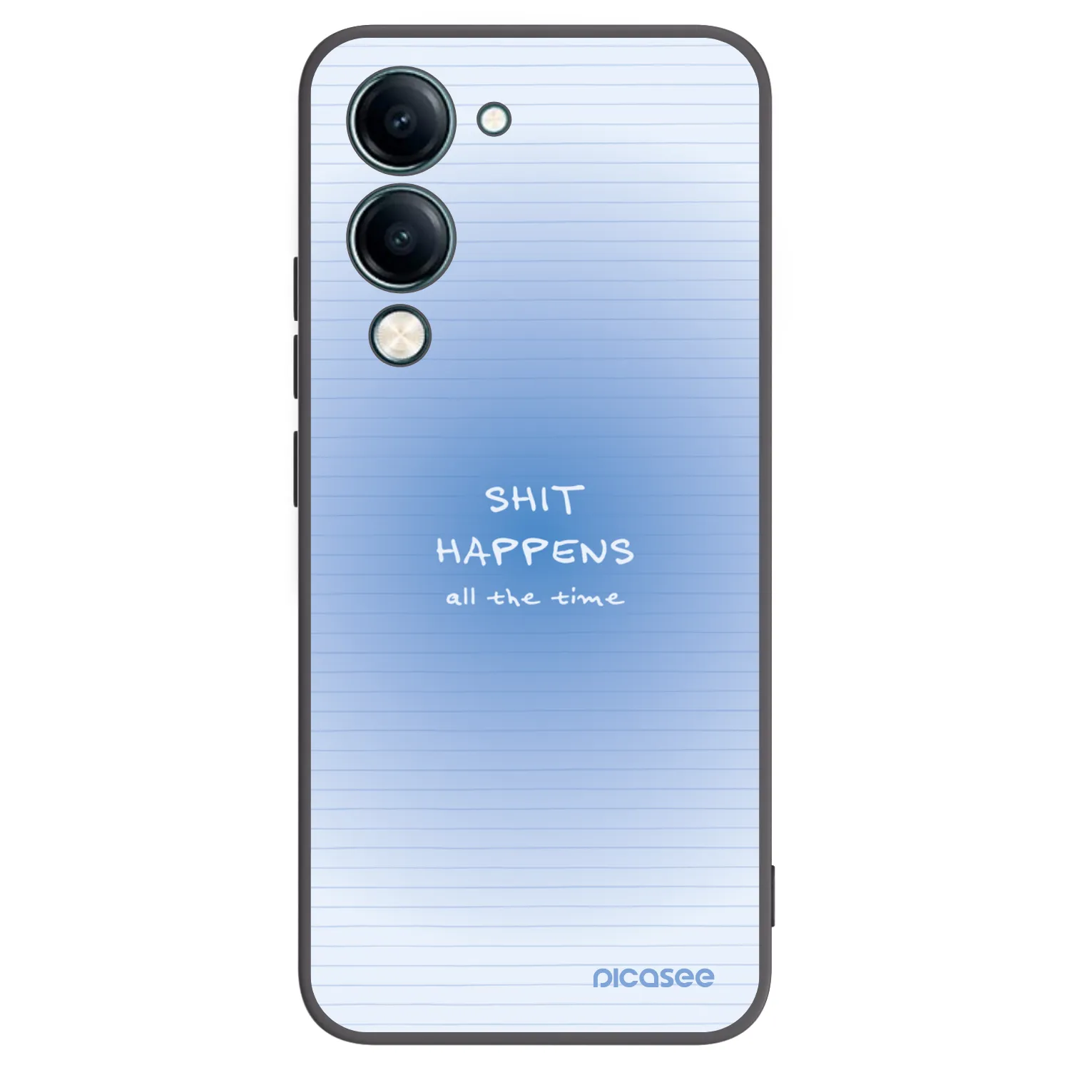Picasee fekete szilikon tok az alábbi mobiltelefonokra Vivo Y29s 5G - Oops Memo