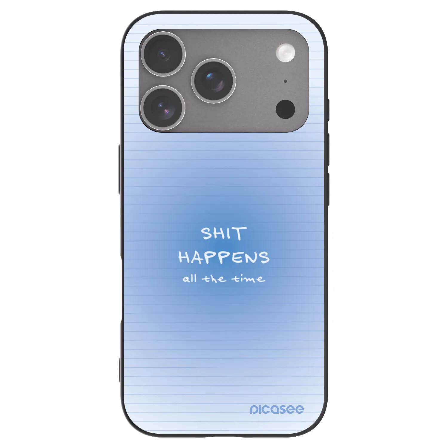Picasee fekete szilikon tok az alábbi mobiltelefonokra Apple iPhone 18 Pro - Oops Memo