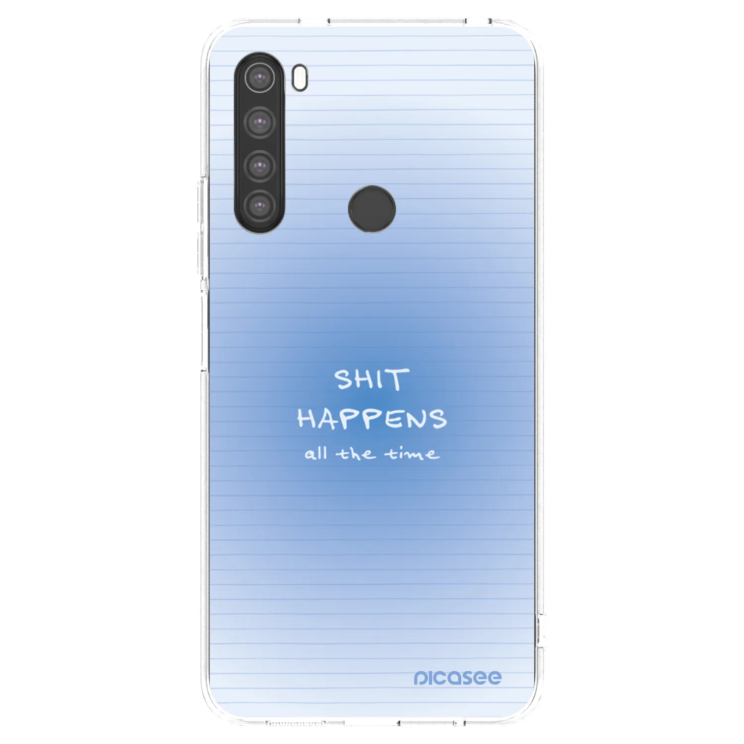 Picasee átlátszó szilikon tok az alábbi mobiltelefonokra Xiaomi Redmi Note 8 - Oops Memo