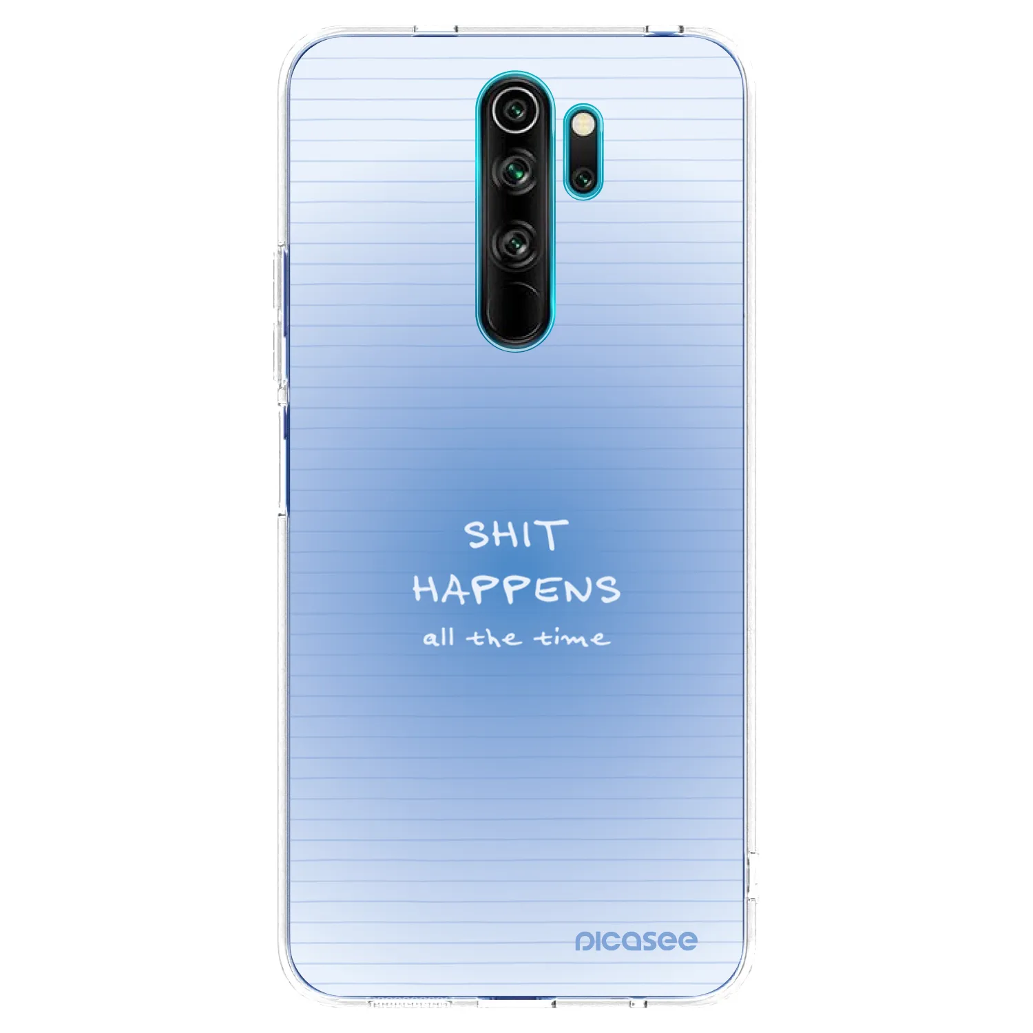 Picasee átlátszó szilikon tok az alábbi mobiltelefonokra Xiaomi Redmi Note 8 Pro - Oops Memo