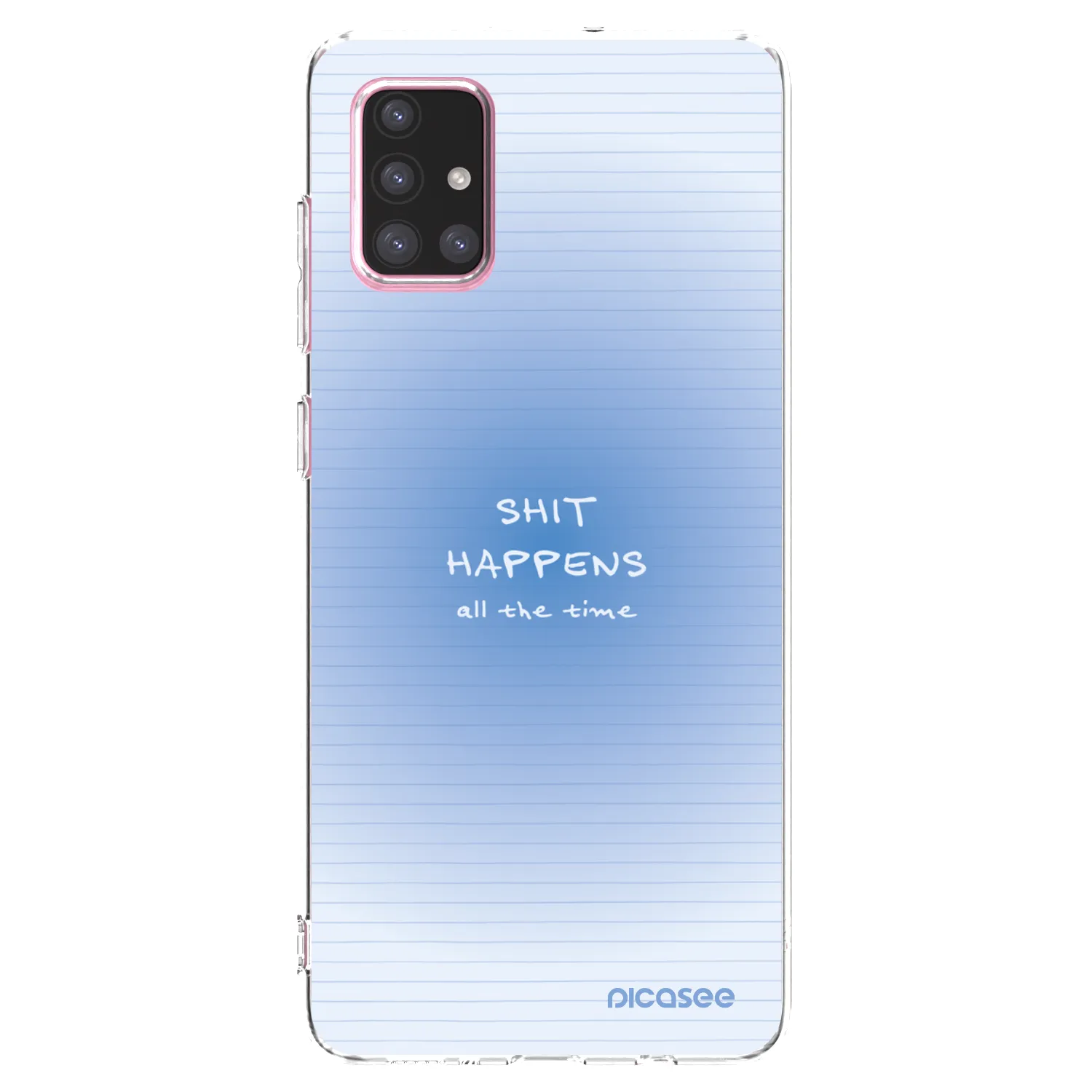 Picasee átlátszó szilikon tok az alábbi mobiltelefonokra Samsung Galaxy A71 A715F - Oops Memo