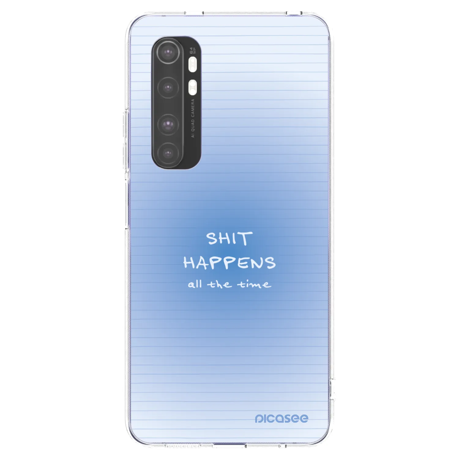 Picasee átlátszó szilikon tok az alábbi mobiltelefonokra Xiaomi Mi Note 10 Lite - Oops Memo