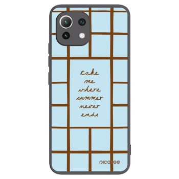 Picasee fekete szilikon tok az alábbi mobiltelefonokra Xiaomi Mi 11 Lite - Shutter Season
