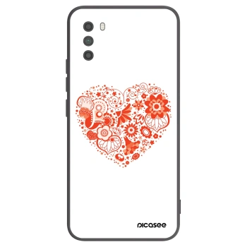 Picasee fekete szilikon tok az alábbi mobiltelefonokra Xiaomi Poco M3 - Big heart