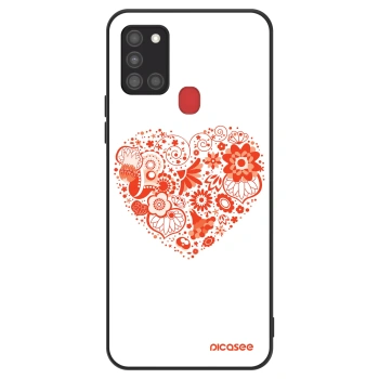 Szilikon tok erre a típusra Samsung Galaxy A21s - Big heart