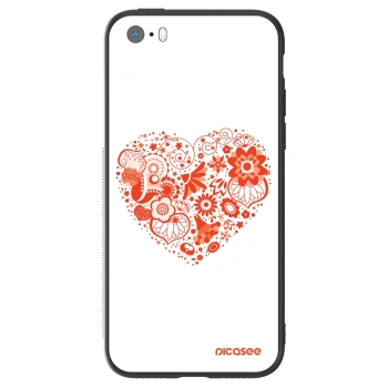 Szilikon tok erre a típusra Apple iPhone 5/5S/SE - Big heart