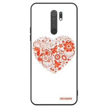 Szilikon tok erre a típusra Xiaomi Redmi 9 - Big heart