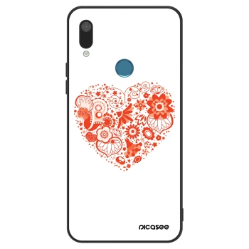 Szilikon tok erre a típusra Huawei Y7 2019 - Big heart