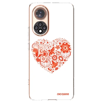 Picasee átlátszó szilikon tok az alábbi mobiltelefonokra Huawei Nova 9 - Big heart
