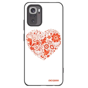 Picasee fekete szilikon tok az alábbi mobiltelefonokra Xiaomi Redmi Note 11S 4G - Big heart