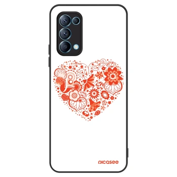 Szilikon tok erre a típusra OPPO Reno 5 5G - Big heart
