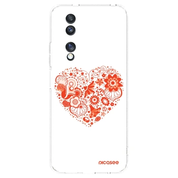 Picasee átlátszó szilikon tok az alábbi mobiltelefonokra Honor 70 - Big heart