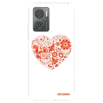 Picasee átlátszó szilikon tok az alábbi mobiltelefonokra Xiaomi Redmi 10 5G - Big heart