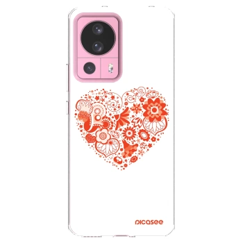 Picasee átlátszó szilikon tok az alábbi mobiltelefonokra Xiaomi 13 Lite - Big heart