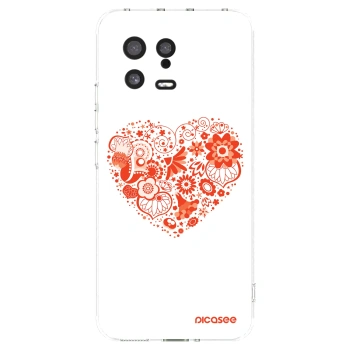 Picasee átlátszó szilikon tok az alábbi mobiltelefonokra Xiaomi 13 - Big heart