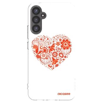 Picasee átlátszó szilikon tok az alábbi mobiltelefonokra Samsung Galaxy A34 5G A346B - Big heart