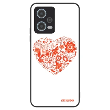 Szilikon tok erre a típusra Xiaomi Redmi Note 12 5G - Big heart