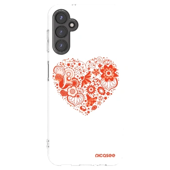 Picasee átlátszó szilikon tok az alábbi mobiltelefonokra Samsung Galaxy A14 5G A146P - Big heart