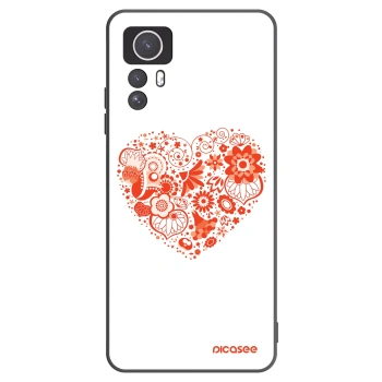 Picasee fekete szilikon tok az alábbi mobiltelefonokra Xiaomi Redmi Note 12S - Big heart