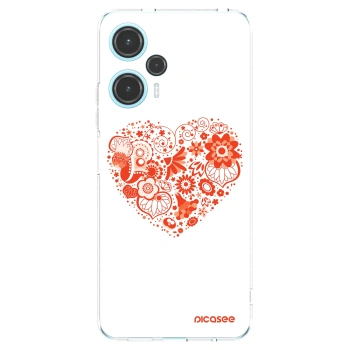 Picasee átlátszó szilikon tok az alábbi mobiltelefonokra Xiaomi Poco F5 - Big heart
