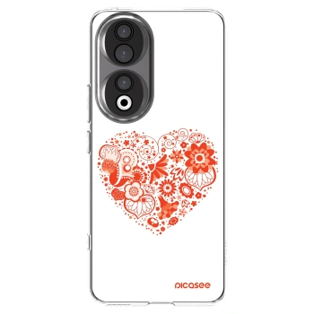 Picasee átlátszó szilikon tok az alábbi mobiltelefonokra Honor 90 5G - Big heart