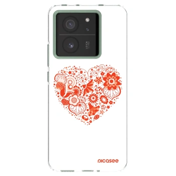 Picasee átlátszó szilikon tok az alábbi mobiltelefonokra Xiaomi 13T Pro - Big heart