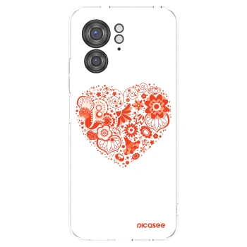 Picasee átlátszó szilikon tok az alábbi mobiltelefonokra Motorola Edge 40 - Big heart