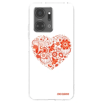 Picasee átlátszó szilikon tok az alábbi mobiltelefonokra Honor X7a - Big heart
