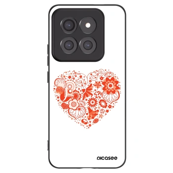 Picasee fekete szilikon tok az alábbi mobiltelefonokra Xiaomi 14 Pro - Big heart