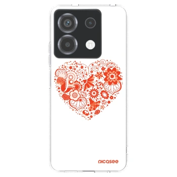Picasee átlátszó szilikon tok az alábbi mobiltelefonokra Xiaomi Poco X6 - Big heart