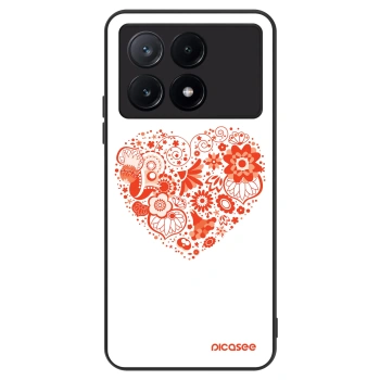 Szilikon tok erre a típusra Xiaomi Poco X6 Pro - Big heart