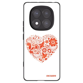 Picasee fekete szilikon tok az alábbi mobiltelefonokra Xiaomi Redmi Note 14 Pro+ 5G - Big heart