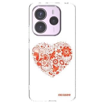 Picasee átlátszó szilikon tok az alábbi mobiltelefonokra Xiaomi Redmi Note 14 5G - Big heart