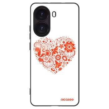 Picasee fekete szilikon tok az alábbi mobiltelefonokra Xiaomi Poco X7 Pro 5G - Big heart
