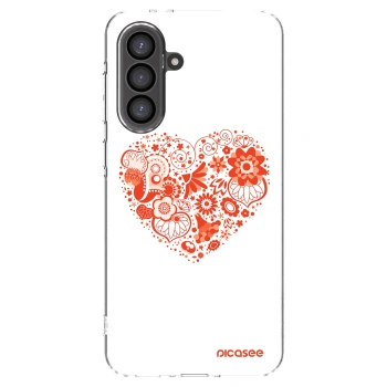 Picasee átlátszó szilikon tok az alábbi mobiltelefonokra Samsung Galaxy A36 5G - Big heart