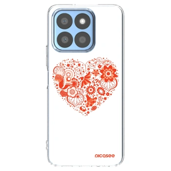 Picasee átlátszó szilikon tok az alábbi mobiltelefonokra Honor X8c - Big heart