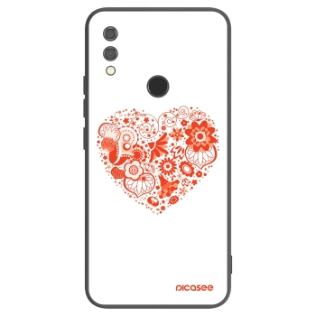 Picasee fekete szilikon tok az alábbi mobiltelefonokra Xiaomi Redmi Note 7 - Big heart