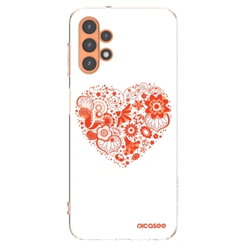 Picasee átlátszó szilikon tok az alábbi mobiltelefonokra Samsung Galaxy A13 5G - Big heart