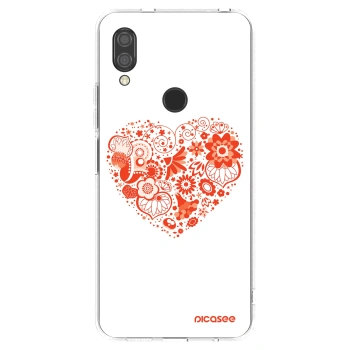 Picasee átlátszó szilikon tok az alábbi mobiltelefonokra Xiaomi Redmi 7 - Big heart